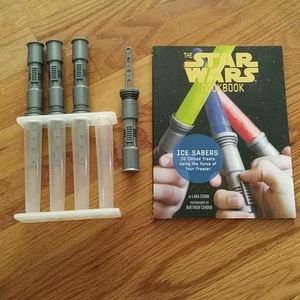 Star Wars Cookbook and Light Saber Pops Moulds